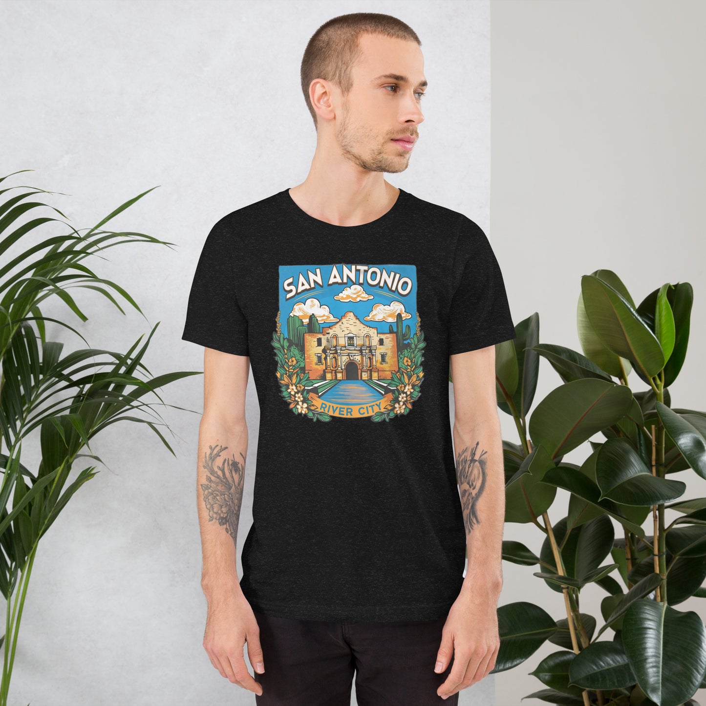 San Antonio Texas Alamo Graphic Unisex t-shirt